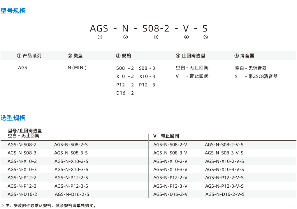 AGS-N系列 AGS-N系列