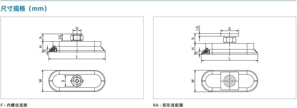 SOF系列-金屬薄板專用橢圓扁平吸盤(pán)